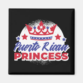 Puerto Rican Princess Cute Boricua Girl Pride Magnet