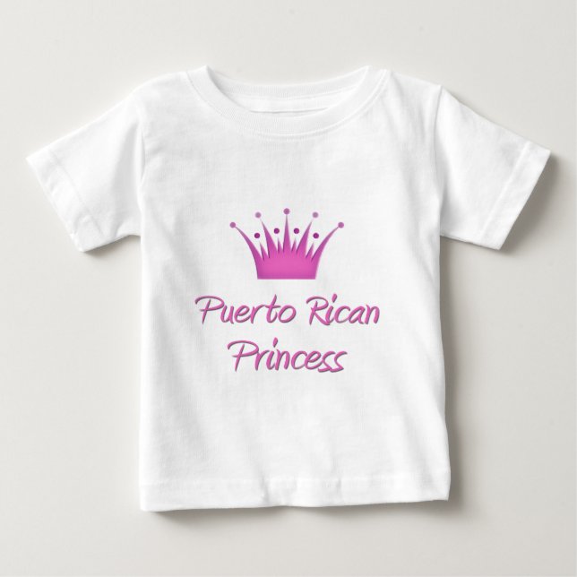 Puerto Rican Princess Tee Shirt (Framsida)