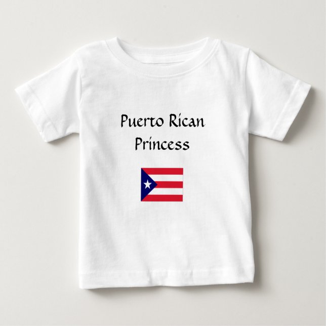 Puerto Rican Princess Tee Shirt (Framsida)