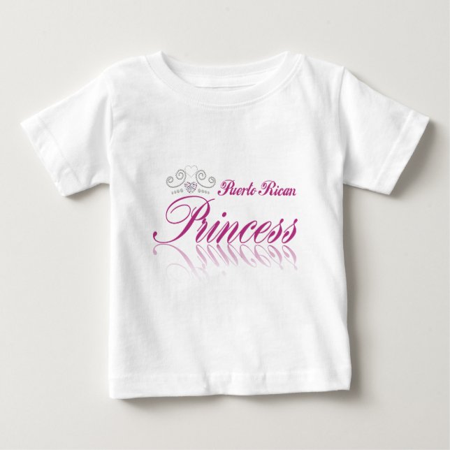 Puerto Rican Princess Tee Shirt (Framsida)