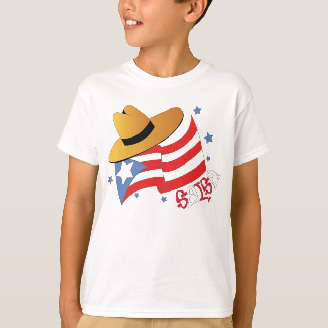 Puerto Rican Salsa Tee (Framsida)
