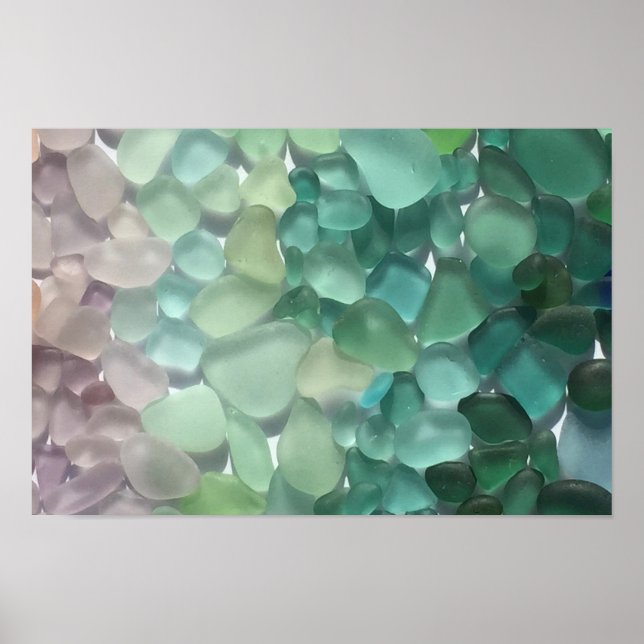 Puerto Rican Sea Glass Poster (Framsidan)