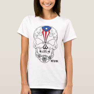 Puerto Rican skallegodis T-shirt