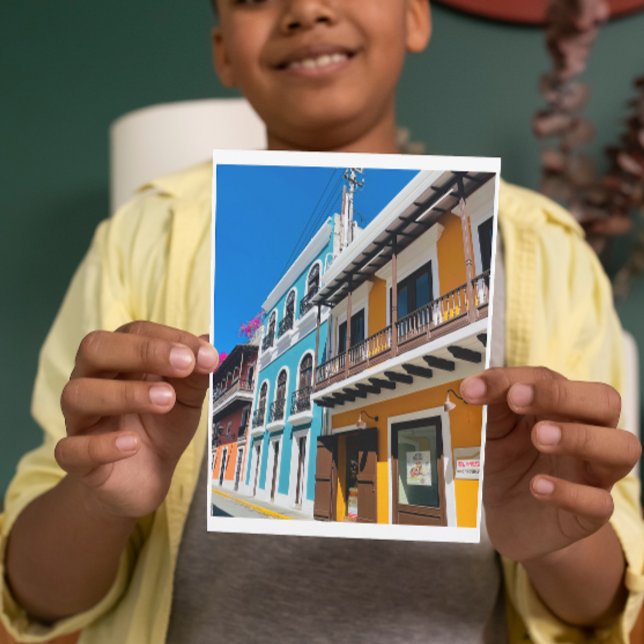 Puerto Rican Street Vykort (Skapare uppladdad)