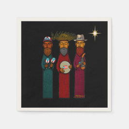 Puerto Rican Three Wise Men – Parranda Pappersservett