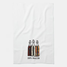 Puerto Rican Traditional Drinks 100 % Boricua Kitc Kökshandduk