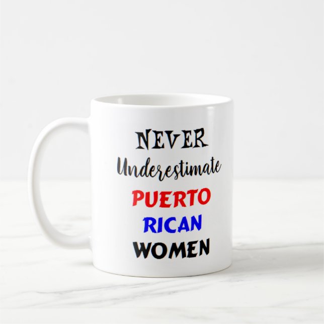 puerto rican Women kaffe mugg (Vänster)