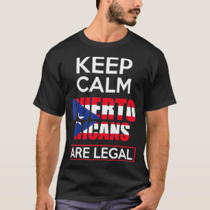 Puerto Ricans är det rättsliga Pridet Puerto Rican T Shirt