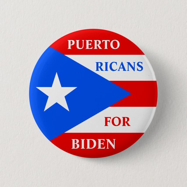 Puerto Ricans for Biden Knapp (Framsida)