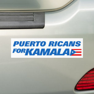 Puerto Ricans for Kamala Harris 2024 Bildekal