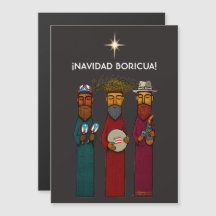 Puerto Ricanska tre kungar med musikalisk Parranda