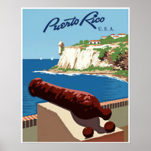 Puerto Rico-affisch Poster