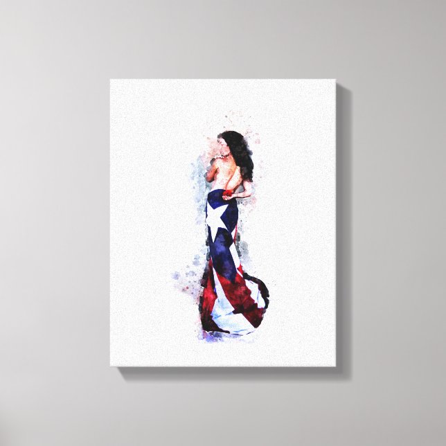 Puerto RIco-andan Canvastryck (Framsida)