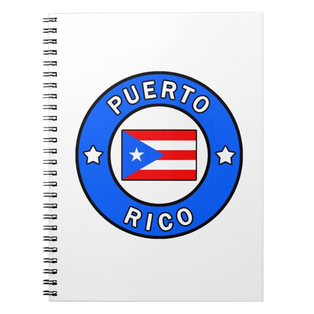 Puerto Rico Anteckningsbok (Framsidan)