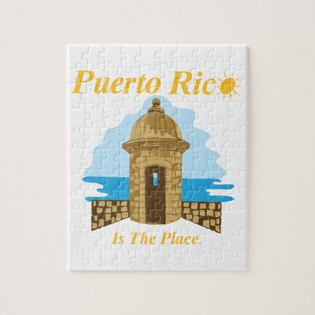 Puerto Rico är ställepussel Pussel (Vertikal)