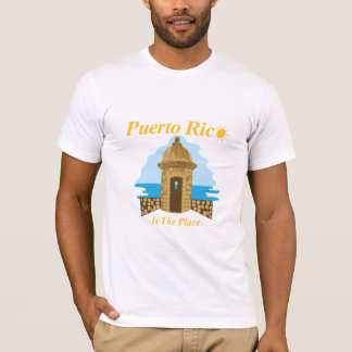 Puerto Rico är ställeT-tröja T-shirt