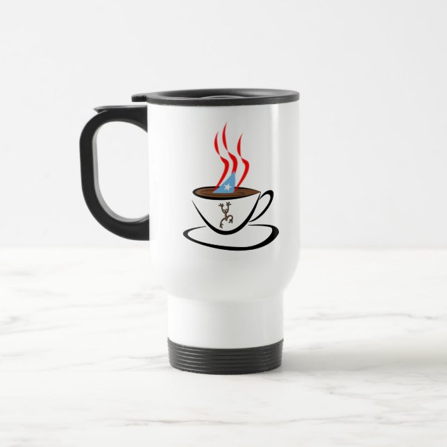 Puerto Rico Aroma Coffee Travel/Commuter Mugg (Vänster)