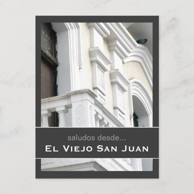 Puerto Rico Arquitectura Española Vykort (Framsida)