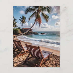 Puerto Rico Beach Slappna av Vykort