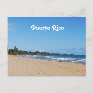 Puerto Rico Beach Vykort