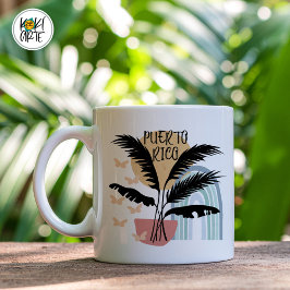 Puerto Rico BOHO Tropisk Kaffemugg
