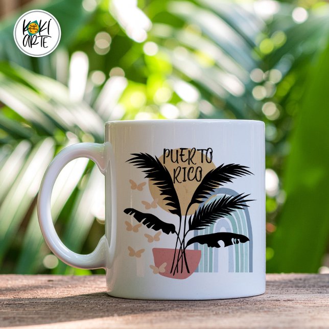 Puerto Rico BOHO Tropisk Kaffemugg (Skapare uppladdad)