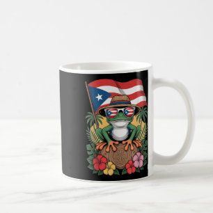 Puerto Rico Boricua Coqui Groda Taino Sol Puerto R Kaffemugg