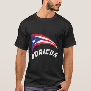 Puerto Rico Boricua Flagga - Pridet Puerto Rican T Shirt
