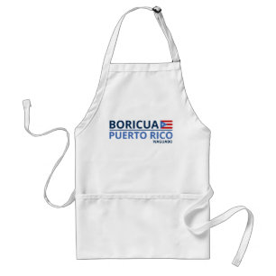 Puerto Rico Boricua städer skräddarsy flagga Förkläde