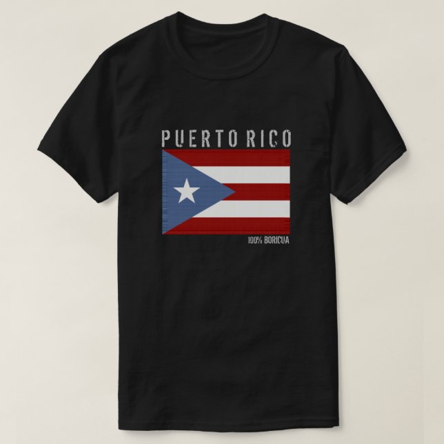 Puerto Rico Boricua Tröja (Design framsida)