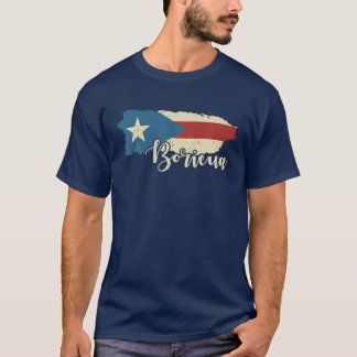 Puerto Rico Boricua Vintage Puerto Rican Flagga Pr T Shirt