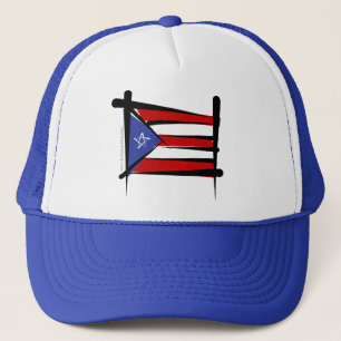 Puerto Rico borstar flagga Keps