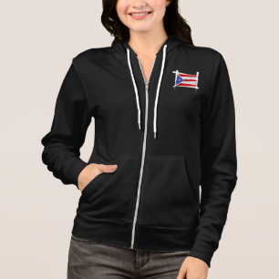 Puerto Rico borstar flagga Tee Shirt