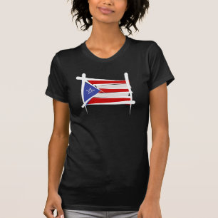 Puerto Rico borstar flagga Tröja