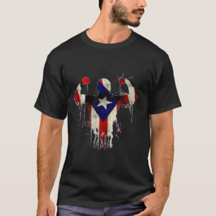 Puerto Rico Boxing Handskar Boxeo Shirt Ropa Uni T