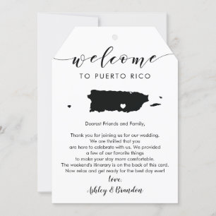 Puerto Rico Bröllop Välkomstanförande Märkre Brev