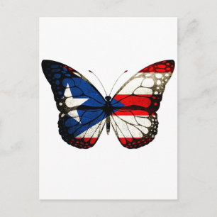 Puerto Rico Butterfly Vykort