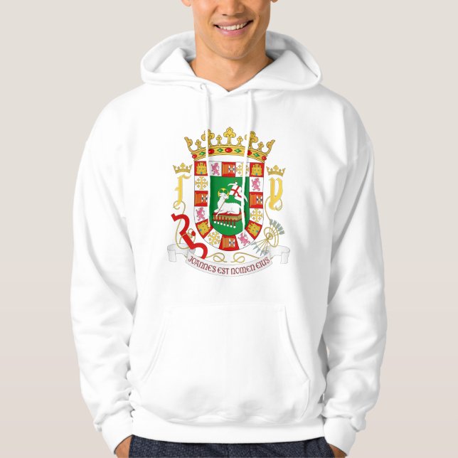 Puerto Rico COA Hoodie (Framsida)