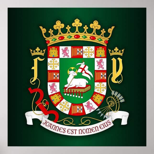 Puerto Rico COA Poster (Framsidan)