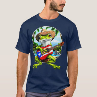 Puerto Rico Coqui Frog T Shirt