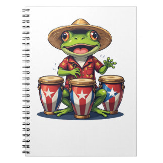 Puerto Rico Culture Frog Anteckningsbok