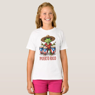 Puerto Rico Culture Frog T Shirt