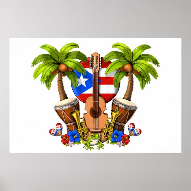 Puerto Rico Culture Poster (Framsidan)