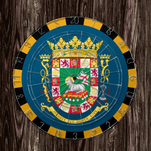 Puerto Rico Dartboard & Flagga darts / speltavla Darttavla
