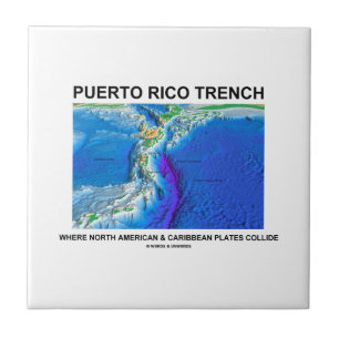 Puerto Rico dike, var norr - karibisk amerikan Kakelplatta