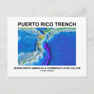 Puerto Rico-diket Där Nordamerika Karibien Vykort