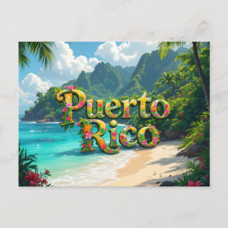 Puerto rico dreaming vykort