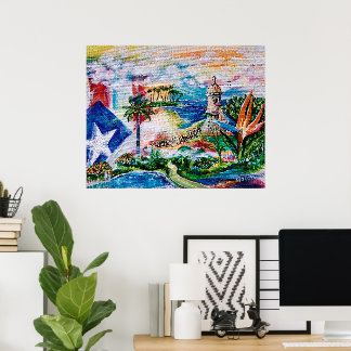 Puerto Rico drömmer Poster