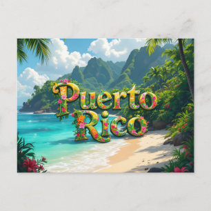 Puerto rico drömmer vykort