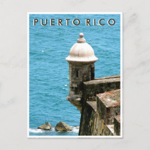 Puerto Rico: El Morro Ocean View Vykort